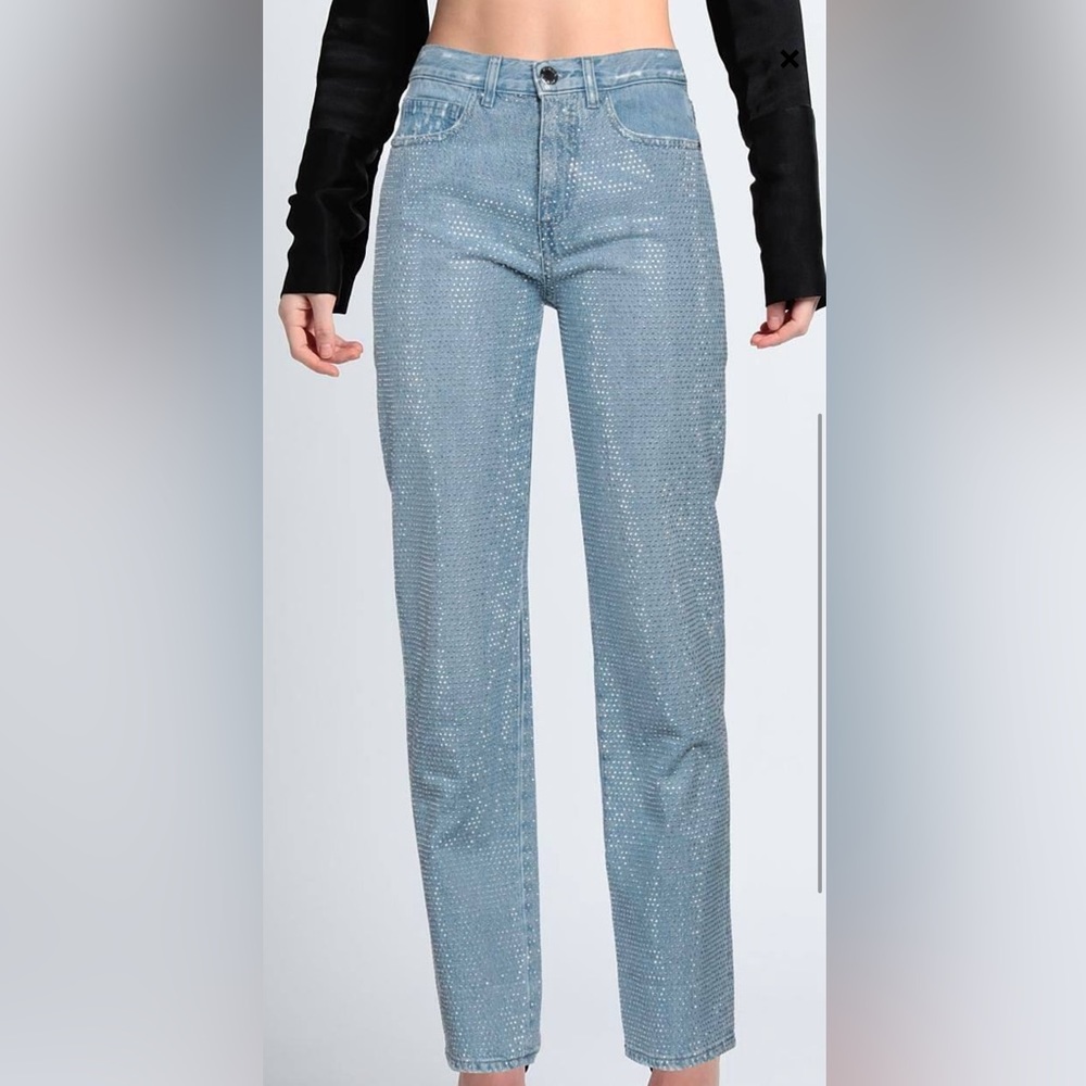 PINKO Crystal/Rhinestone Jeans NEW with tags